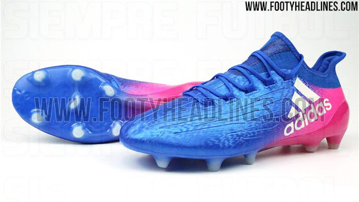 adidas blue and pink football boots