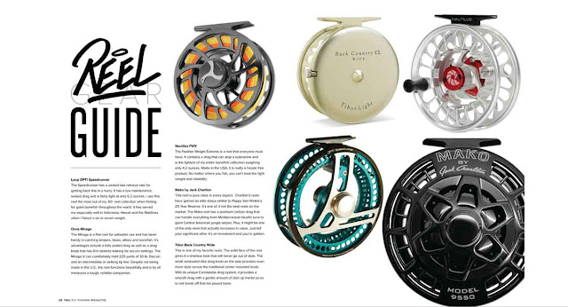 tail fly fishing magazine reel guide