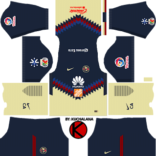 Club Am rica Kits 2017 2018 Dream League Soccer Kuchalana