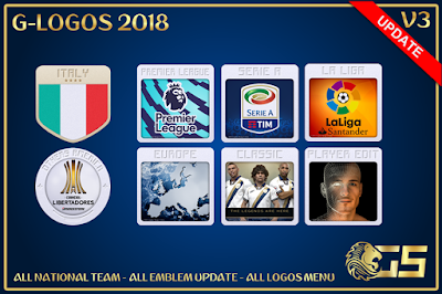 PES 2018 G-Logos Pack 2018 by G-Style PES 2018 G-Logos Pack 2018 by G-Style