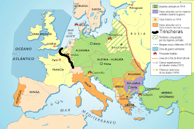 El viaje de la Historia: Primera Guerra Mundial (1914-1918).