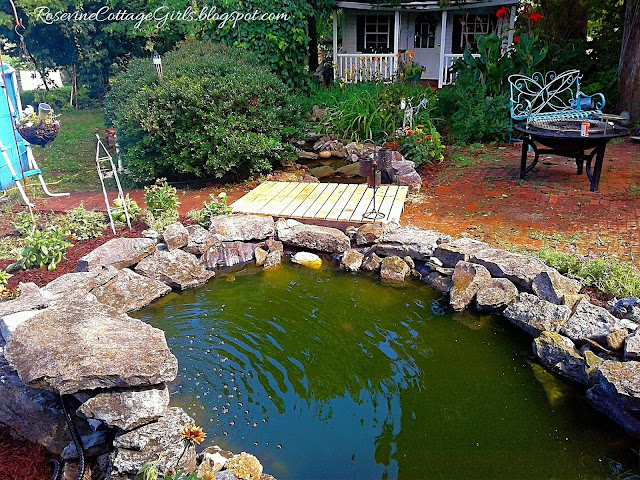 #DIY #River #WaterGarden #WaterFeature #Waterfall #Cottage #Garden #Ponds
