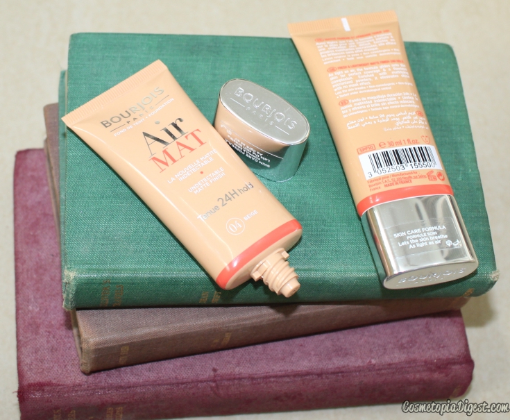 Bourjois Air Mat 24Hr Foundation Review Cosmetopia Digest Beauty and