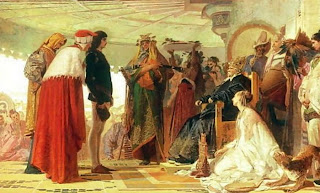 Marco Polo ante Kublai Khan - Tranquillo Cremona