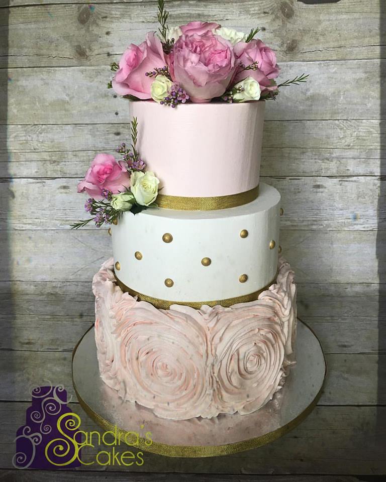 Beautiful Buttercream Fall Flower Cake - Wilton