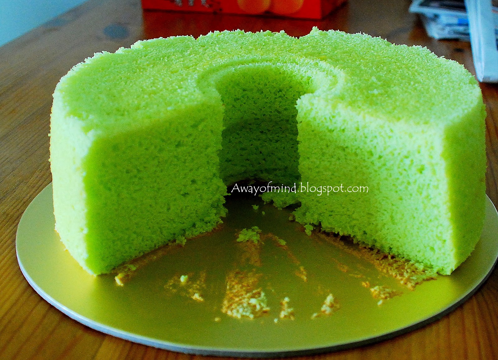 Awayofmind Bakery House Pandan Chiffon Cake