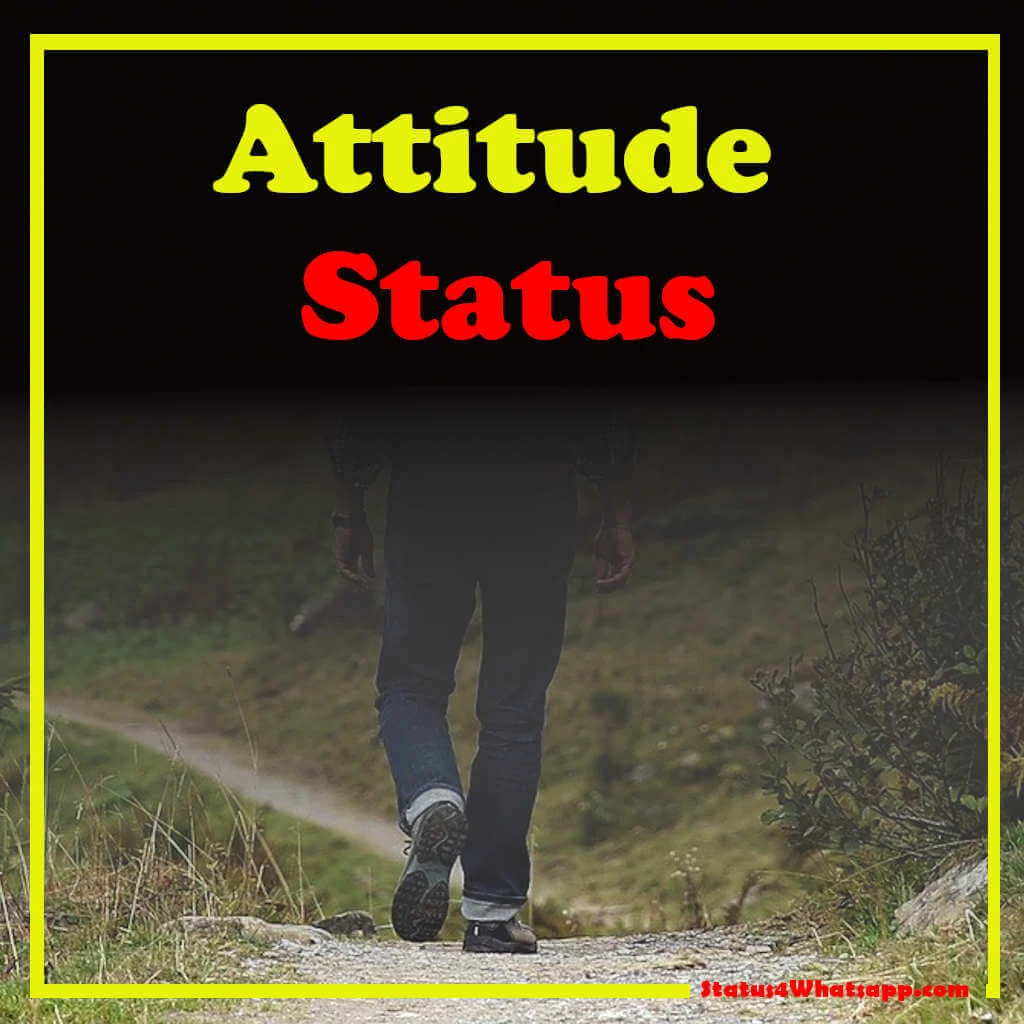 attitude status for WhatsApp