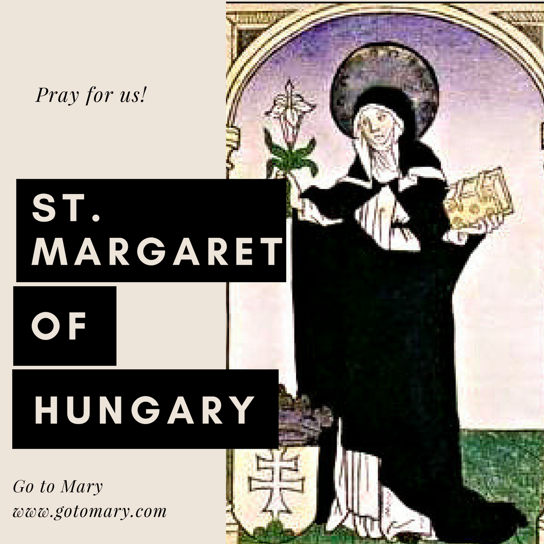 Saint Margaret of Hungary Go to Mary