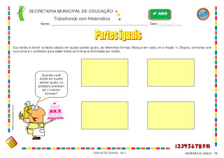 caderno atividades de matematica 4 ano