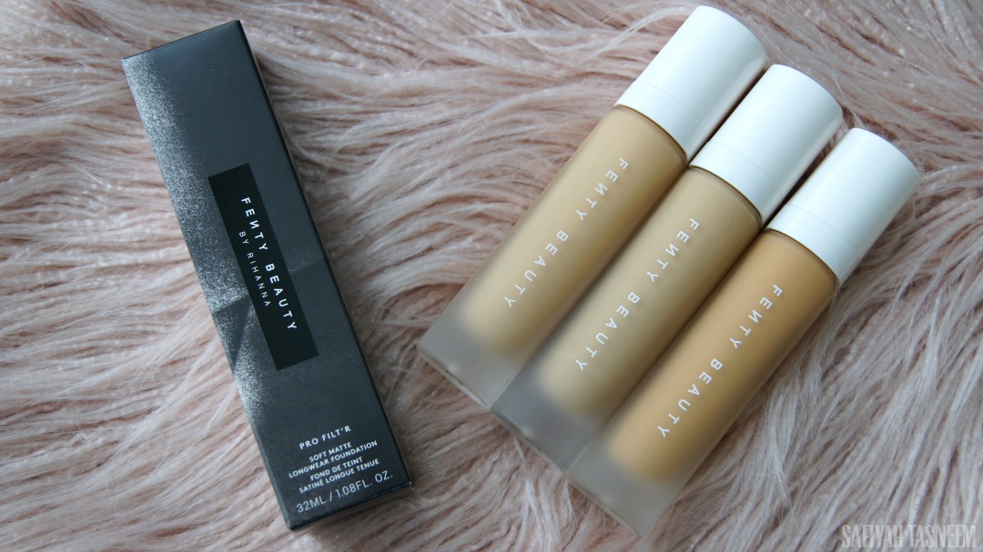 SAFIYAH TASNEEM : Sunday Swatches: Foundation Files - Fenty Beauty