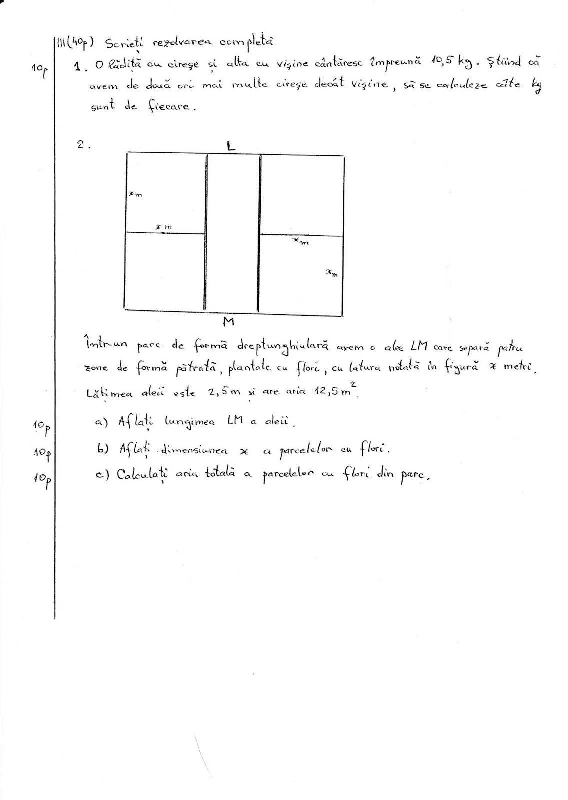 Teste Matematica Clasa 5 Semestrul 1 Pdf ogeometrie: TEZA la MATEMATICA Clasa 5 - semestrul 2