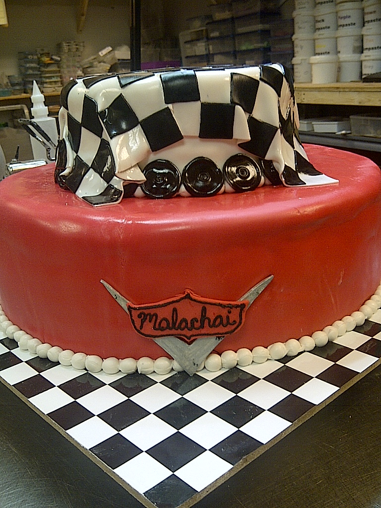 Cakes By Allie Racing Themed Kids Birthday Cake