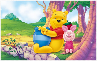 Winnie the Pooh at Spring: Free Printable Frames, Invitations or Cards. Winnie the Pooh at Spring: Free Printable Frames, Invitations or Cards.