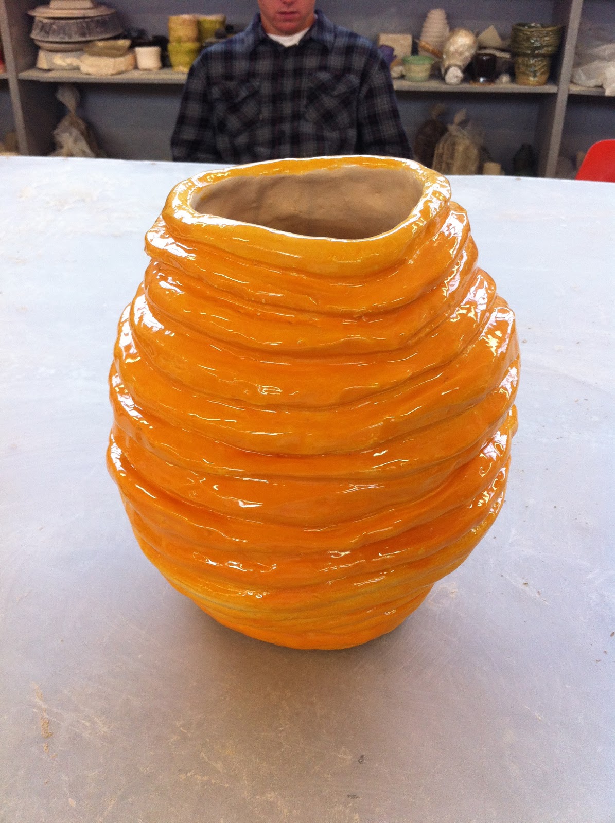 Shelly's ceramics Beehive Coil Pot