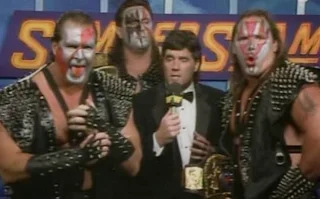 WWF / WWE - SUMMERSLAM 1990: Demoltion three-man team ft. Ax, Smash and Crush