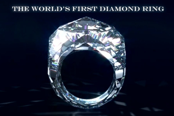 World's First Diamond Ring Carved Entirely From Diamond