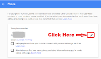 how to update mobile number in gmail