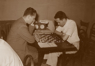 IV Torneo de Ajedrez de Berga 1954, partida Ballbé-Ridameya