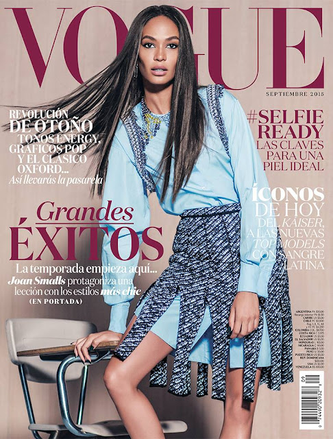 Fashion Model @ Joan Smalls by Russell James for Vogue Mexico, September 2015 