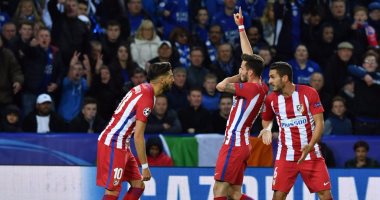 أتلتيكو مدريد يصعد للمربع الذهبي بدوري الابطال بالتعادل مع ليستر سيتي