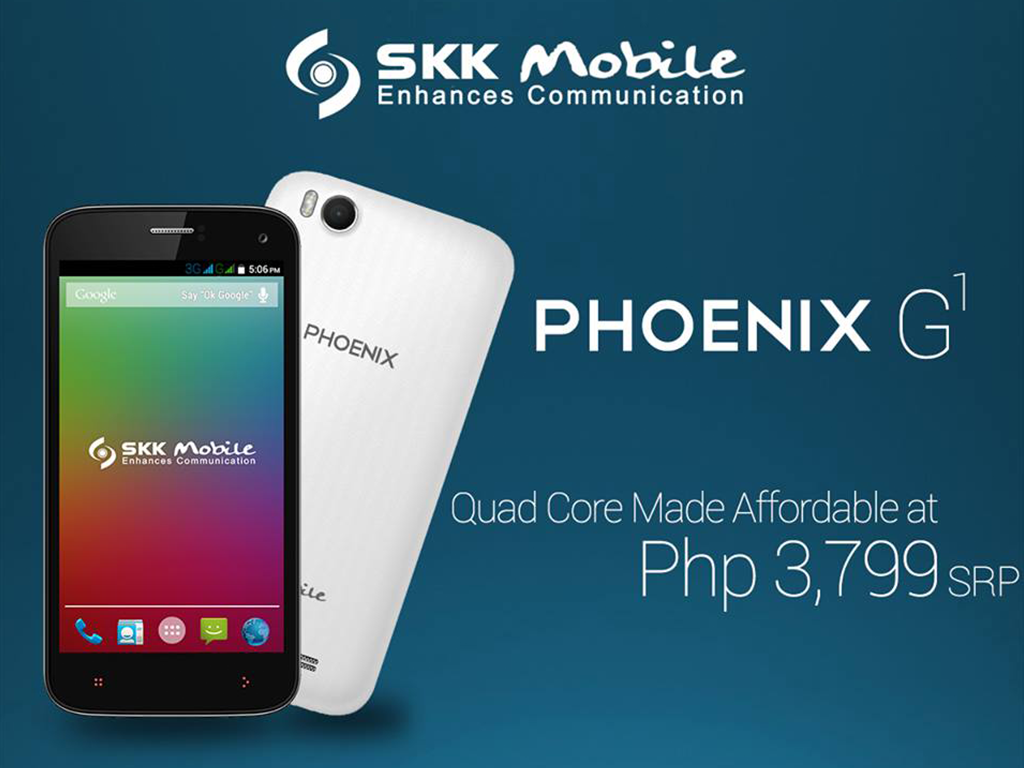 SKK Phoenix G1: 5-inch Quad-core smartphone made affordable for only Php 3,799.00