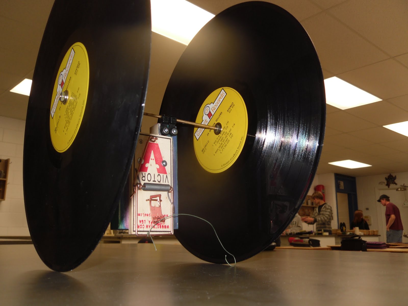Abored Abroad: How to trap a mouse in a car you make from scratch 11/19