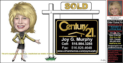 Century 21 Sold Sign Business Card Ad
