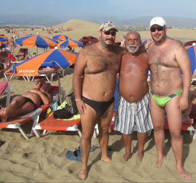 hot hairy men - daddies hairy - chubby beach