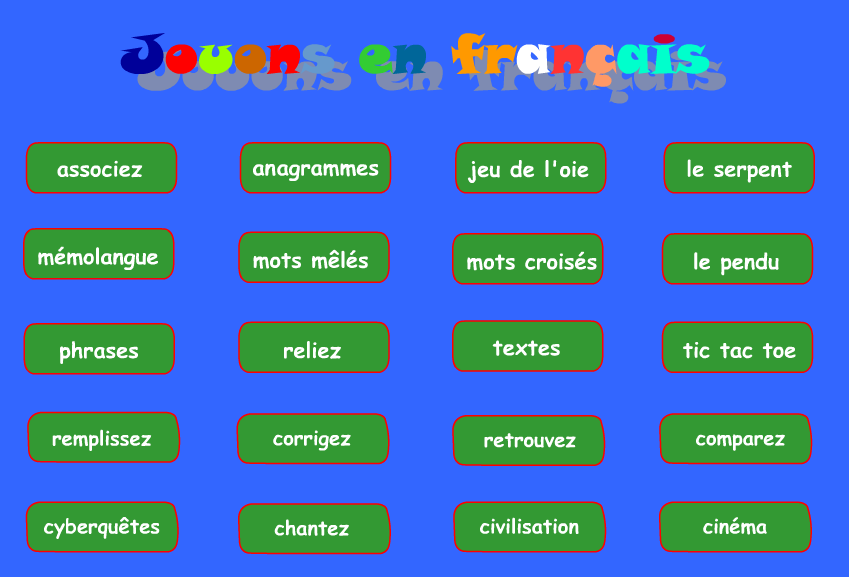 Jeux De Francais