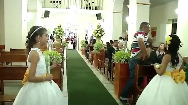 Ένοπλος πυροβολεί μέσα σε εκκλησία την ώρα του γάμου! Απίστευτο βίντεο που σοκάρει.! !