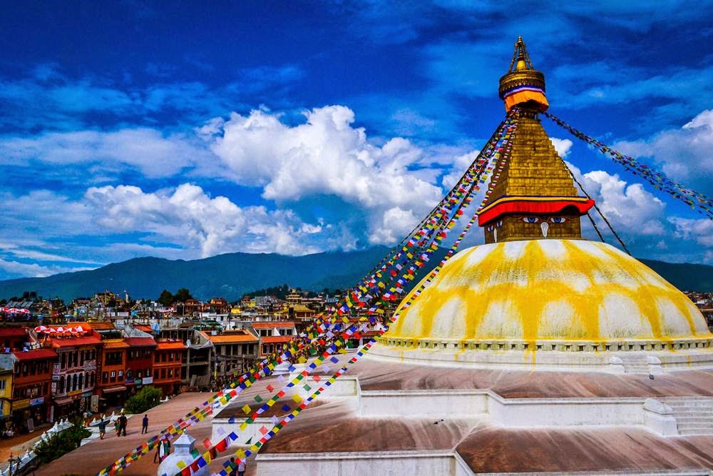 Sightseeing in Swayambhunath