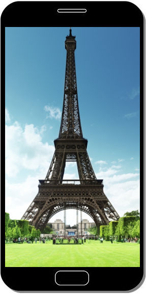 Tour Eiffel Monument - Fond d'Écran en FHD pour Mobile