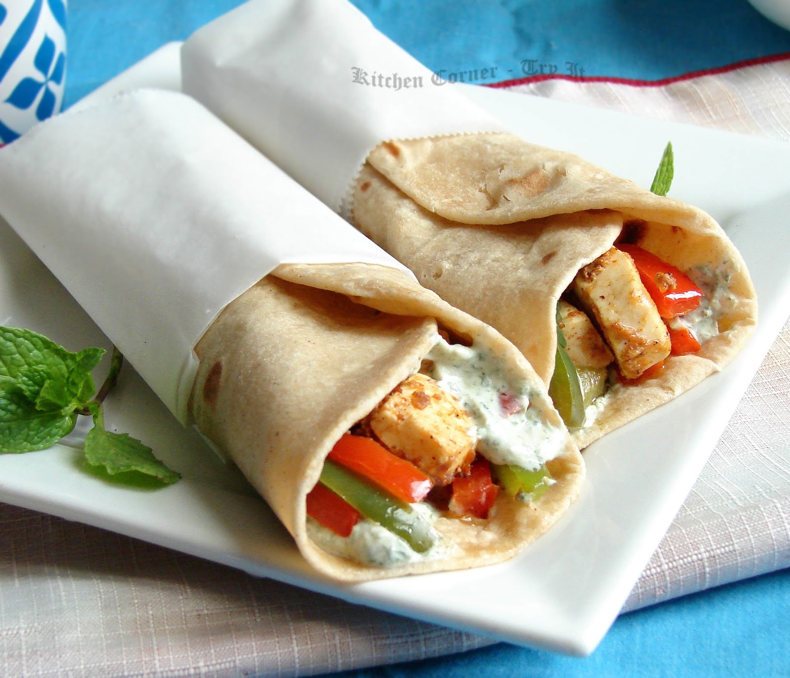 Paneer Kathi Rolls