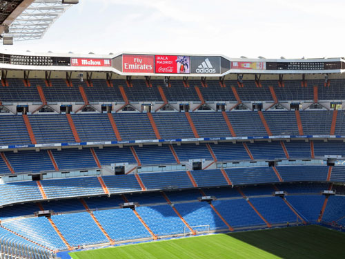 Real Madrid Stadium, Madrid, Spain.