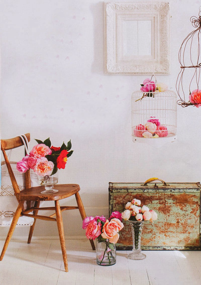 ideas de como añadir flores en tu hogar