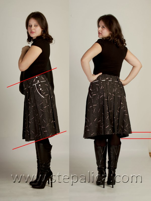 Zlata skirt sewalong: #4 Fitting alterations for protruding rear