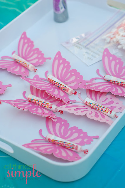 This simple butterfly craft also serves as a treat. Cut butterflies with your Silhouette.