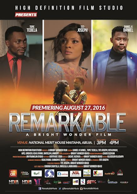 1 #Remarkable movie world premiere, staring Daniel K Daniel, Tope Tedela, Titi Joseph