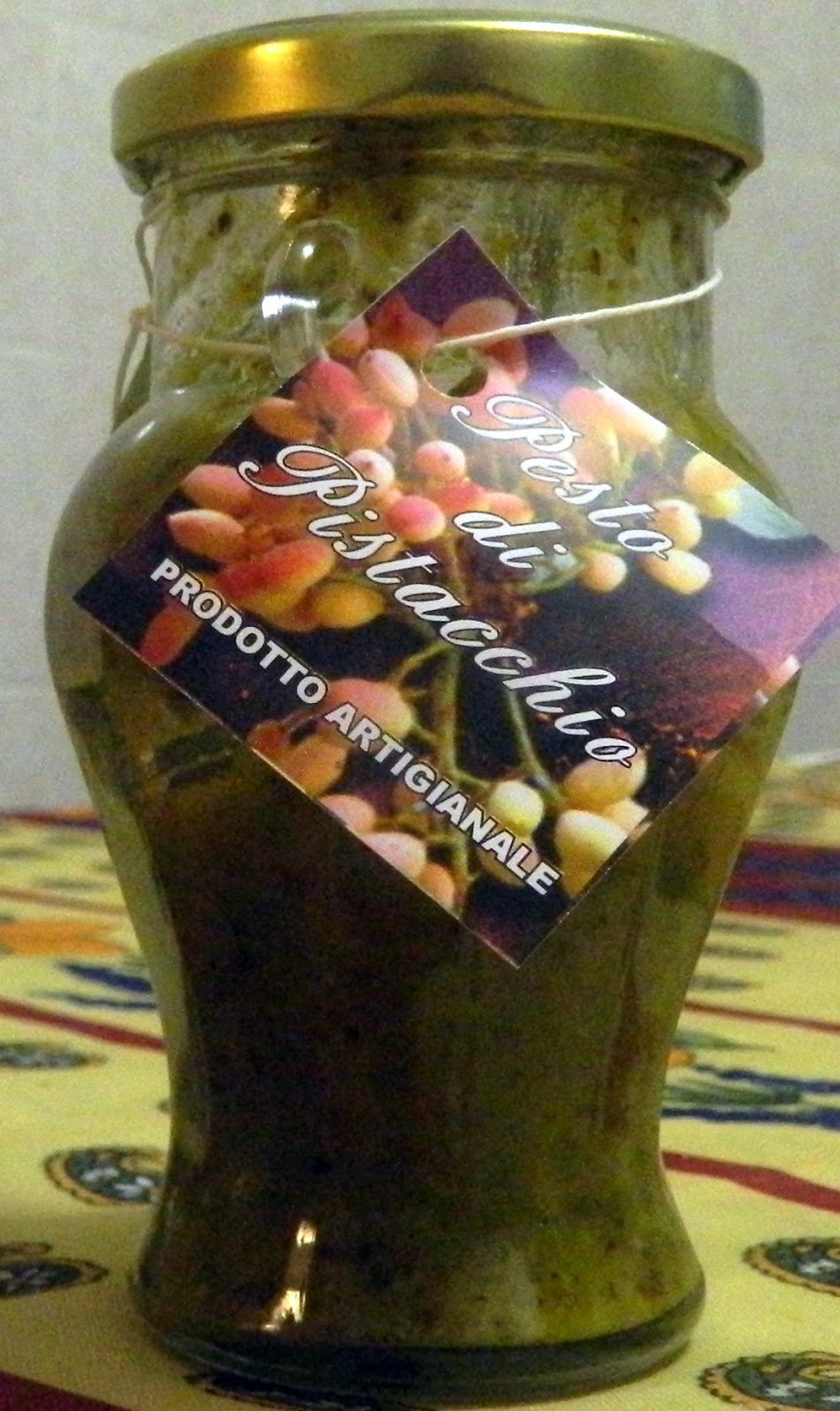 LINGUINE AL PESTO DI PISTACCHI DI BRONTE