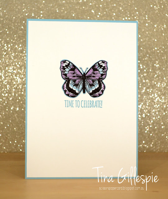 scissorspapercard, Stampin' Up!, Art With Heart, Sale-A-Bration, Itty Bitty Birthdays, Picture Perfect Birthday, Botanical Butterflies DSP, Sweet Pins and Tags