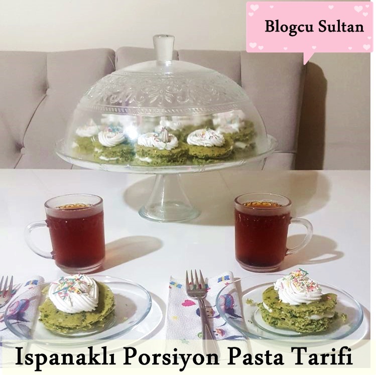 ISPANAKLI PORSİYON PASTA TARİFİ