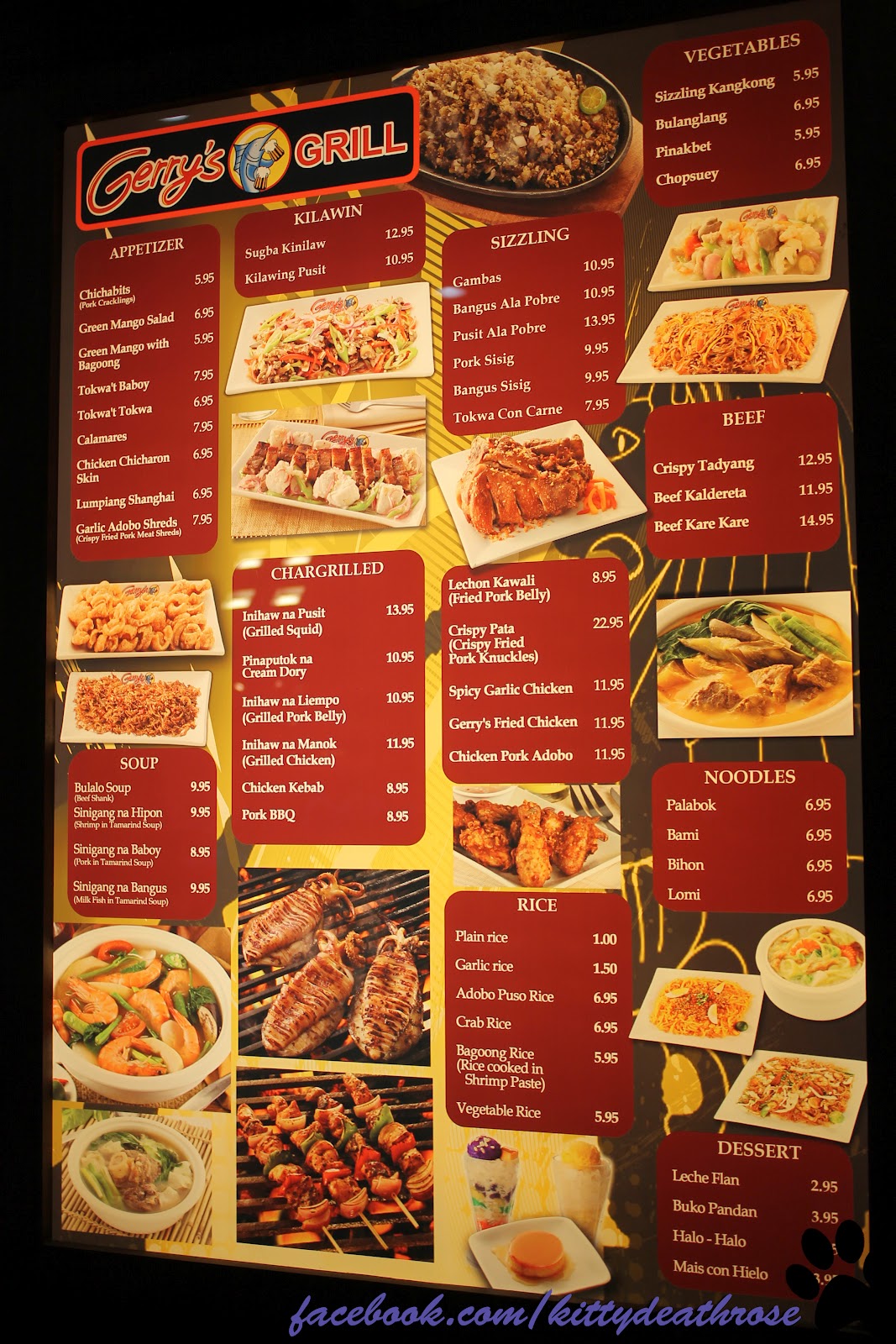 [Kittydeathrose] Gerry's Grill Singapore