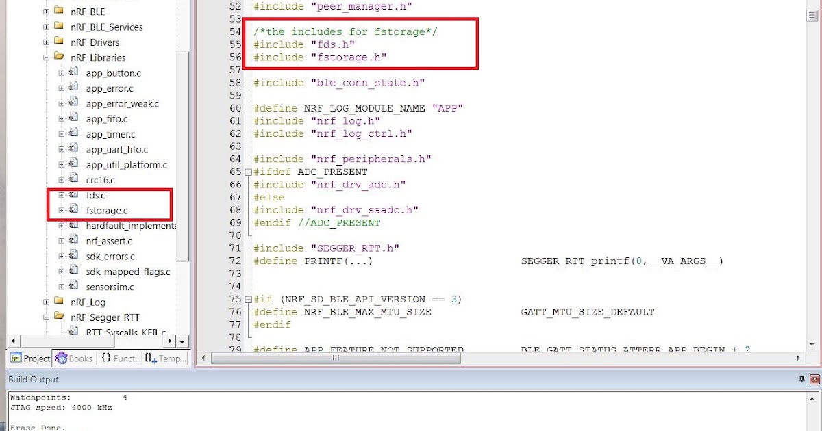 Programming notes: nRF52 fstorage (1)：a simple example