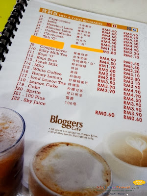 Bloggers Cafe Penang food