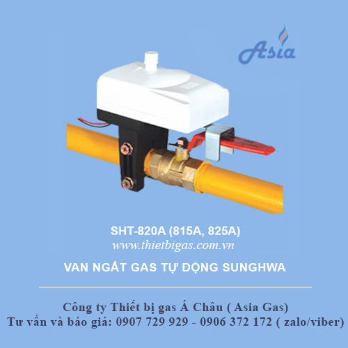 Van ngắt gas tự động sunghwa SHT-820A