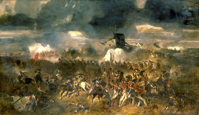 Clément-Auguste Andrieux (1829–1880): "La bataille de Waterloo. 18 juin 1815" (1852)