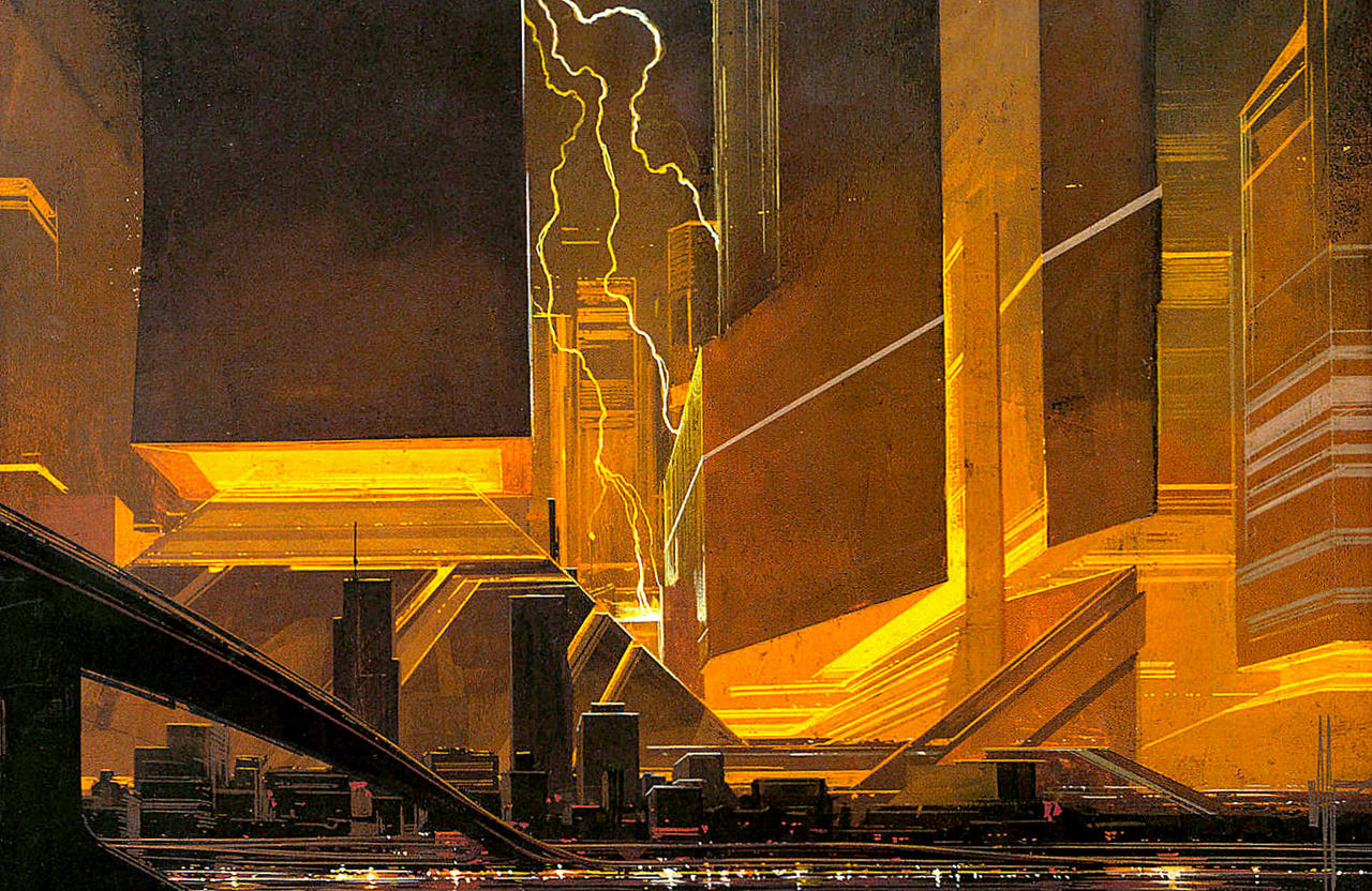Doctor Ojiplático. Syd Mead. Blade Runner Concepts