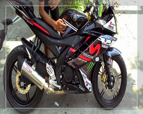 Foto modifikasi r15 warna merah hitam putih biru pink velg jari jari ...