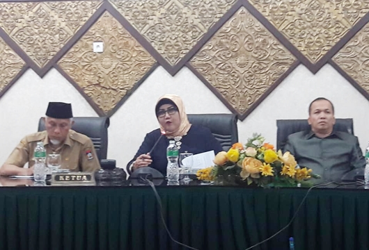 DPRD Kota Padang Setujui LKPD Tahun Anggaran 2017 dan KUA-PPAS 2019