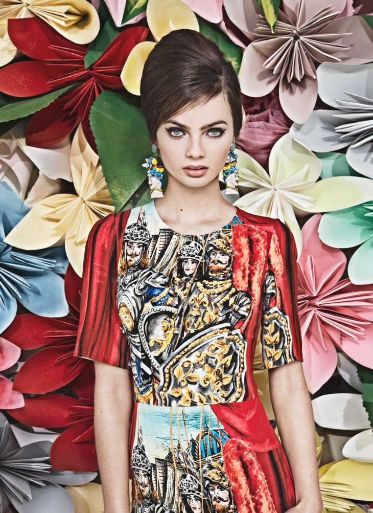 Frida Gustavsson Magazine Photoshoot For Elle Sweden Magazine February